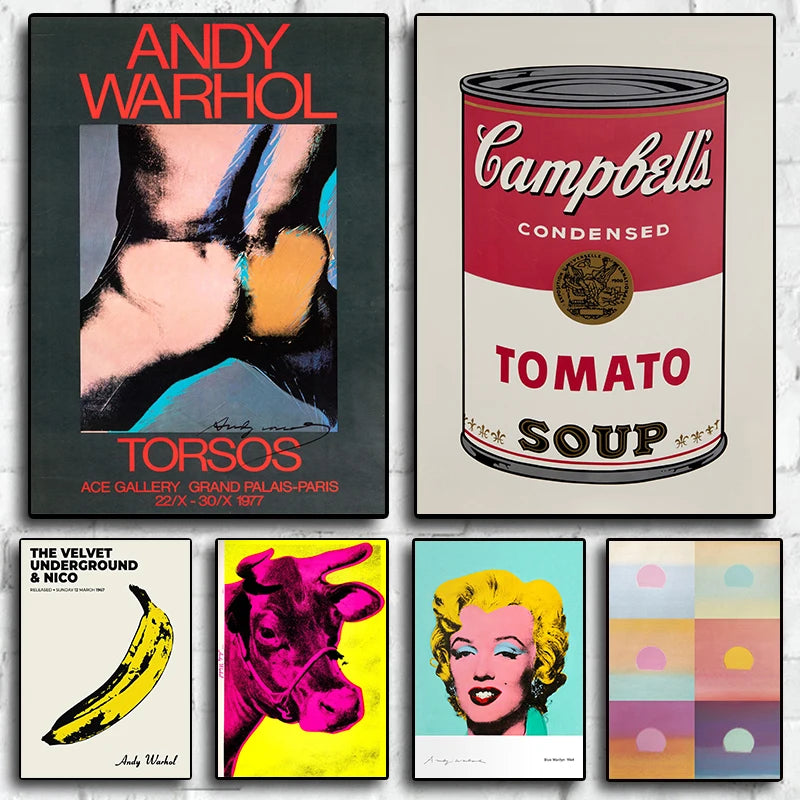 Stampa su tela da intelaiare — Homage to Warhol