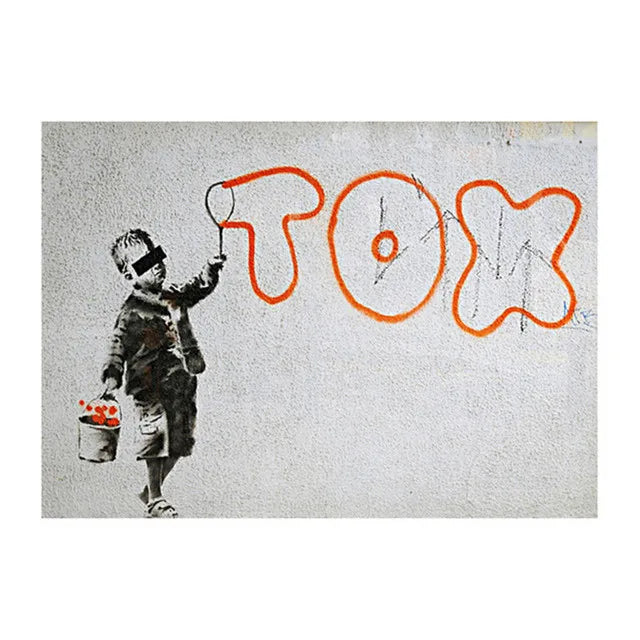 Stampa su tela da intelaiare — Homage to Banksy
