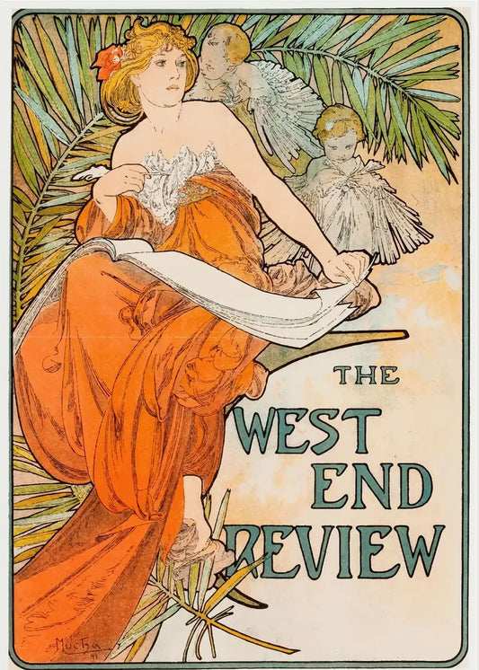 Stampa su tela da intelaiare — Homage to Mucha