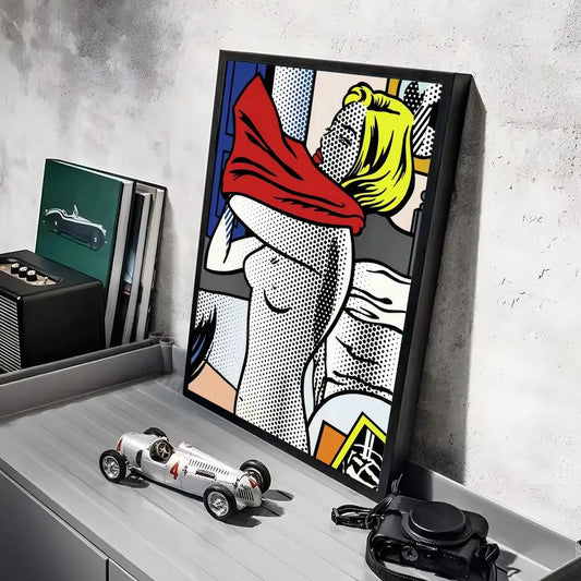 Stampa su tela da intelaiare — Homage to Lichtenstein