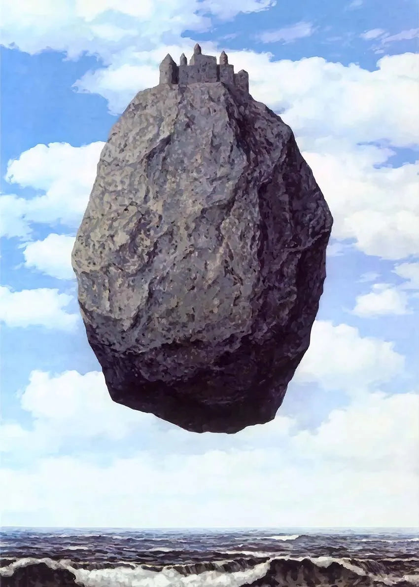 Stampa su tela da intelaiare — Homage to Magritte