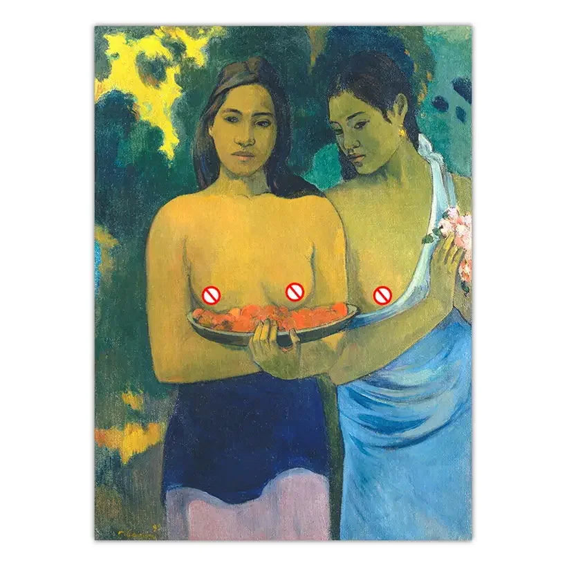 Stampa su tela da intelaiare — Homage to Gauguin
