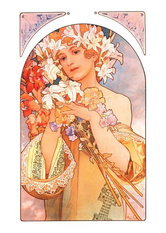 Stampa su tela da intelaiare — Homage to Mucha