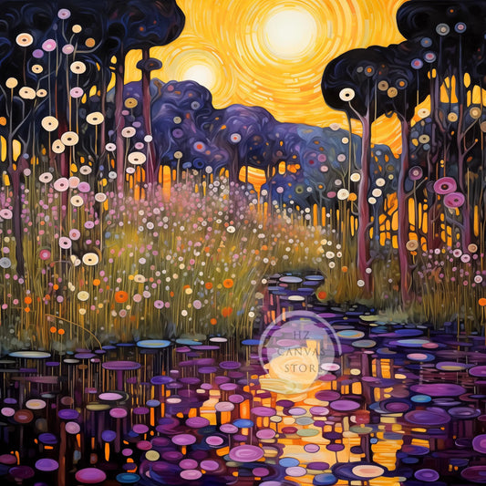 Stampa su tela da intelaiare — Homage to Klimt