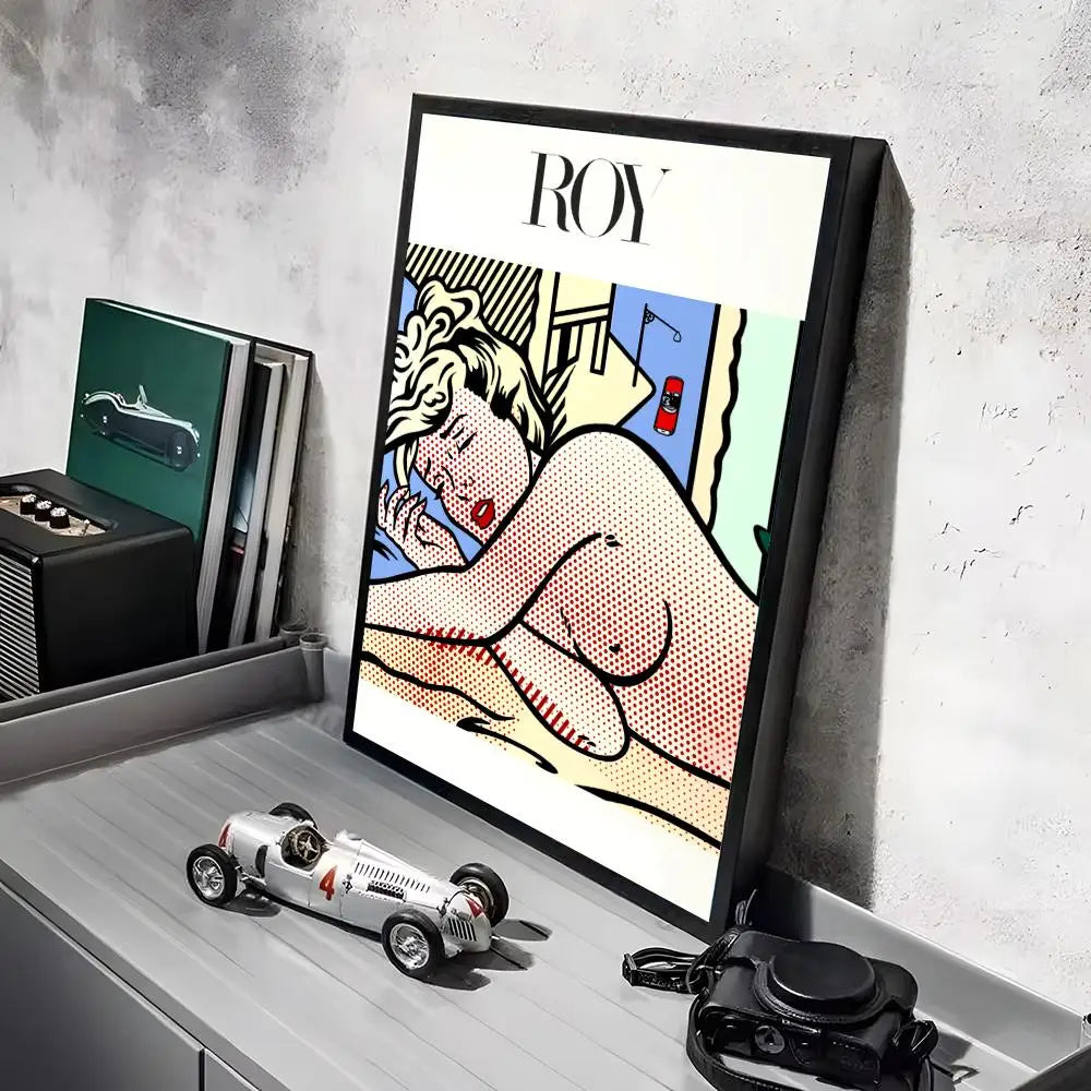 Stampa su tela da intelaiare — Homage to Lichtenstein