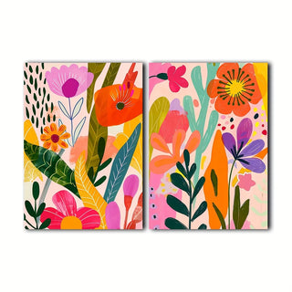 Stampa su tela da intelaiare — Fiori Bohémien