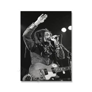 Stampa su tela da intelaiare — Homage to Bob Marley