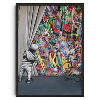 Stampa su tela da intelaiare — Homage to Banksy