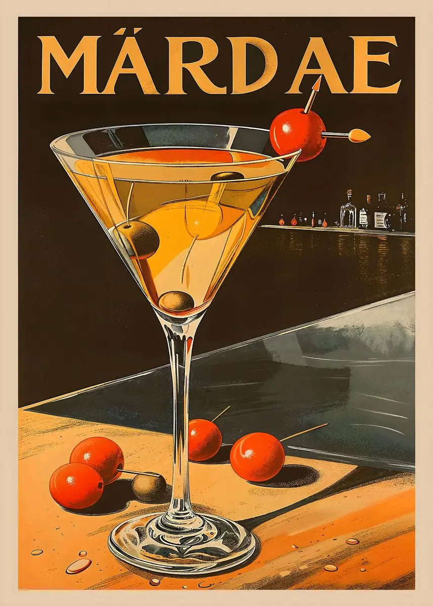 Stampa su tela da intelaiare — Cocktail Negroni