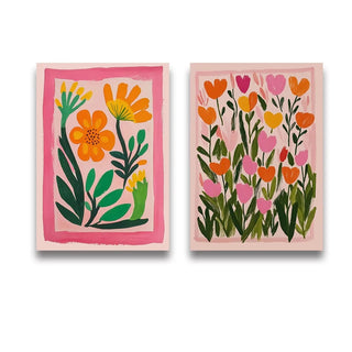 Stampa su tela da intelaiare — Fiori Bohémien