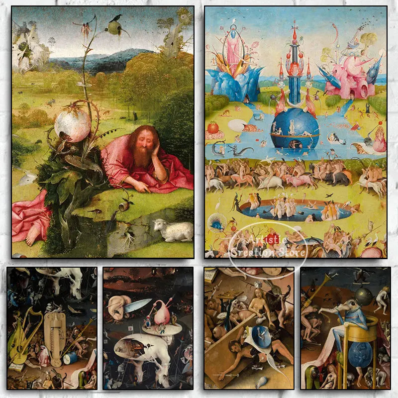 Stampa su tela da intelaiare — Homage to Bosch