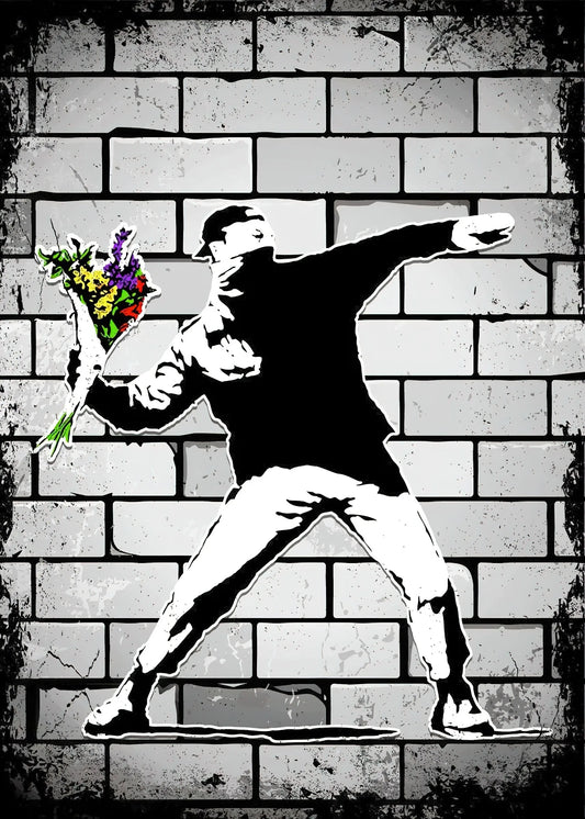 Stampa su tela da intelaiare — Homage to Banksy