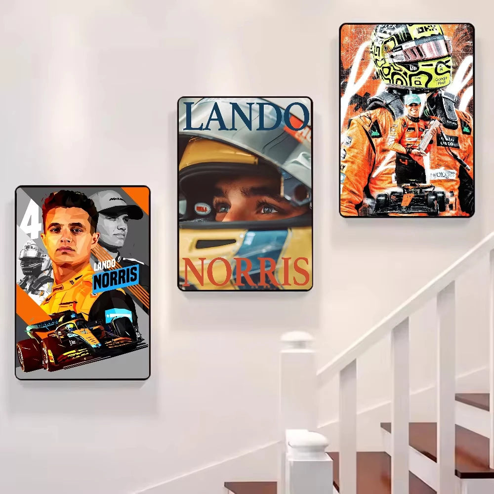Stampa su tela da intelaiare — Homage to Lando Norris