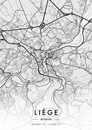 Stampa su tela da intelaiare — Mappe Urbane