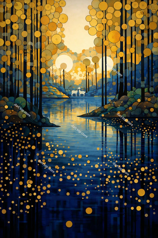 Stampa su tela da intelaiare — Homage to Klimt
