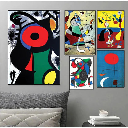 Stampa su tela da intelaiare — Homage to Miró