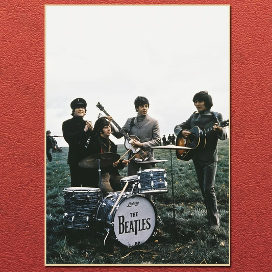 Stampa su tela da intelaiare — Homage to The Beatles