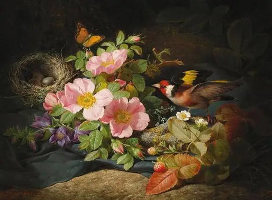 Stampa su tela da intelaiare — Natura Morta Floreale
