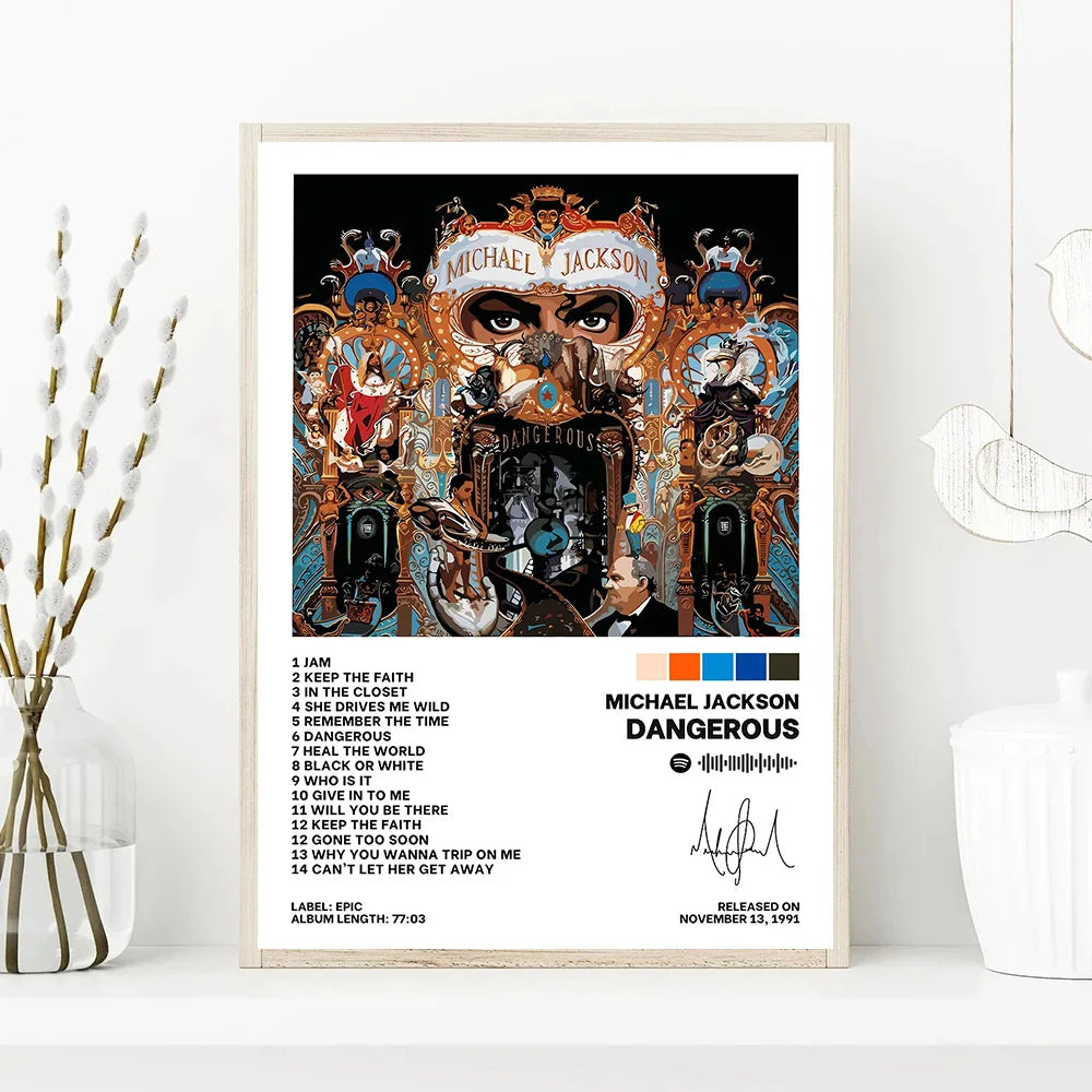 Stampa su tela da intelaiare — Homage to Michael Jackson