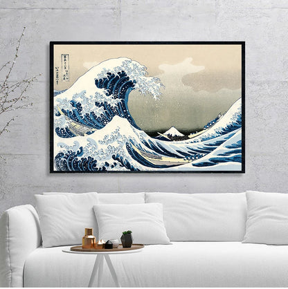 Stampa su tela da intelaiare — Homage to Hokusai