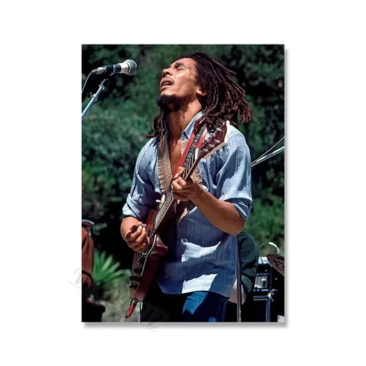 Stampa su tela da intelaiare — Homage to Bob Marley