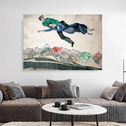 Stampa su tela da intelaiare — Homage to Chagall