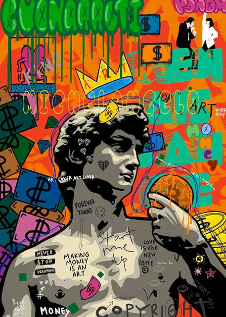 Stampa su tela da intelaiare — Homage to Scarface
