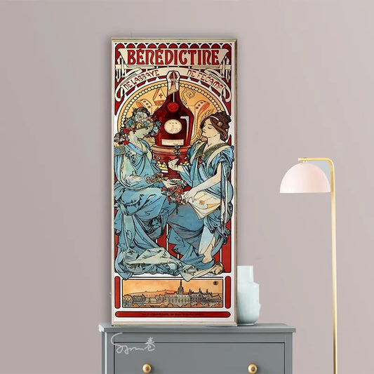 Stampa su tela da intelaiare — Homage to Mucha