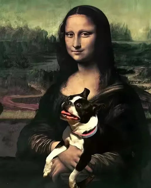 Stampa su tela da intelaiare — Homage to Mona Lisa