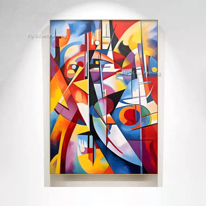 Dipinto a mano da intelaiare — Homage to Kandinsky