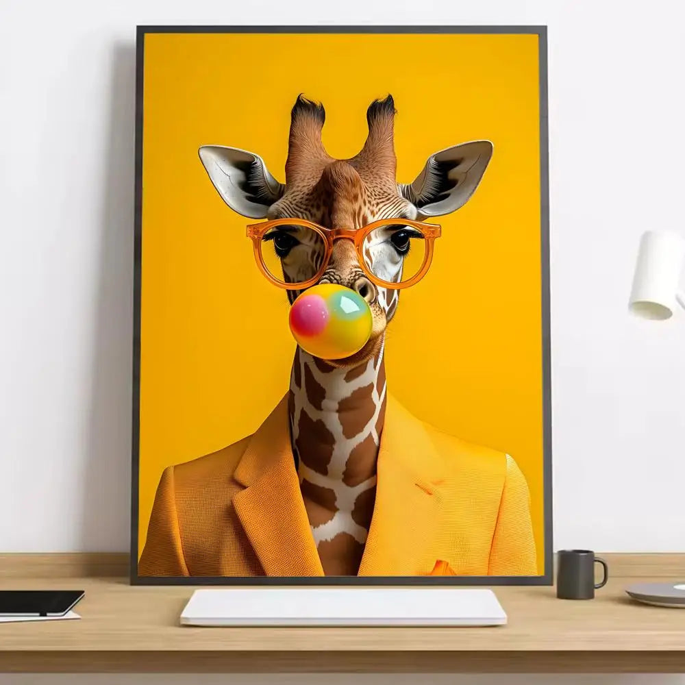 Stampa su tela da intelaiare — Tigre Pop