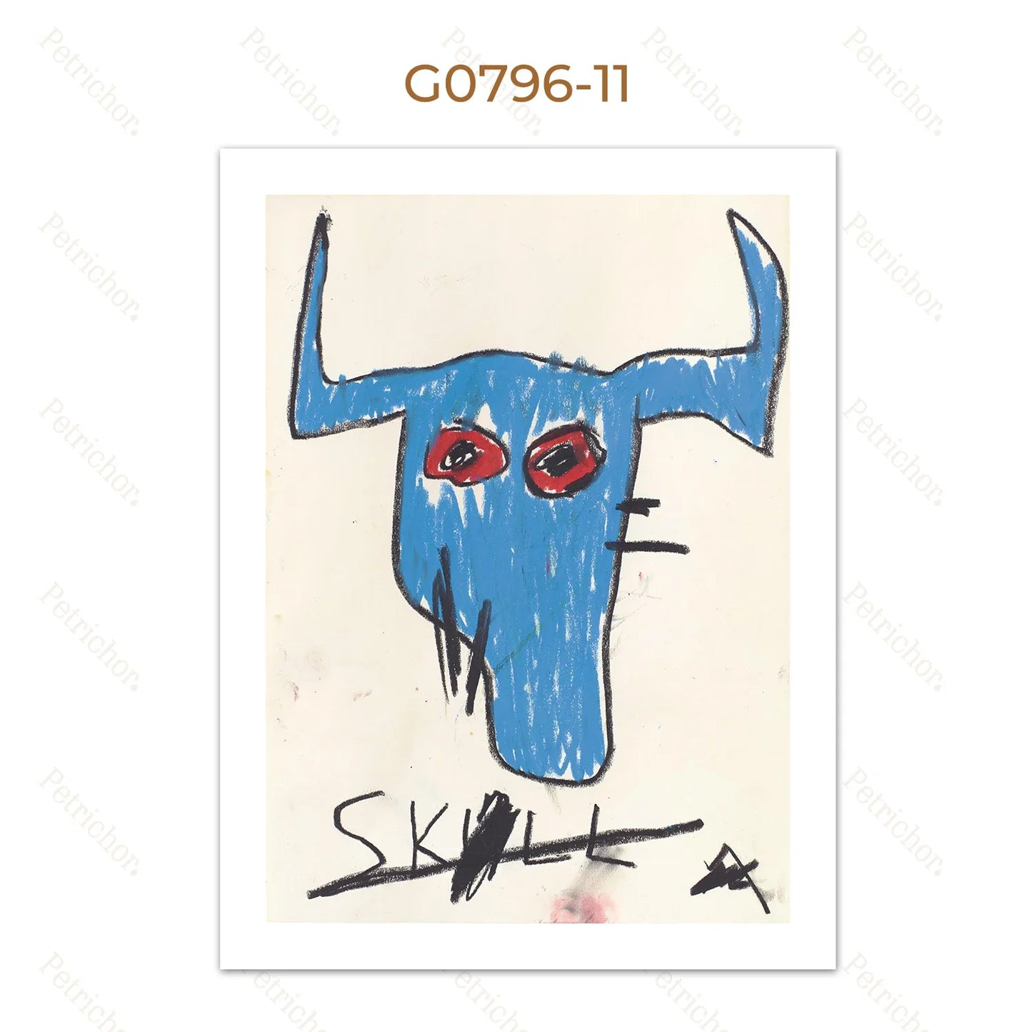 Stampa su tela da intelaiare — Homage to Basquiat