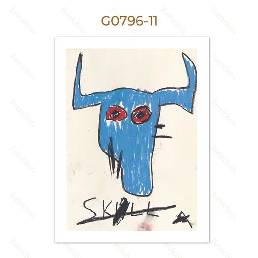 Stampa su tela da intelaiare — Homage to Basquiat