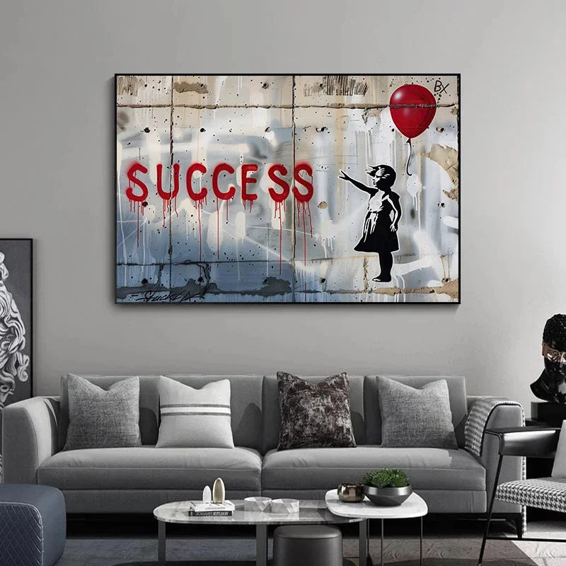 Stampa su tela da intelaiare — Homage to Banksy