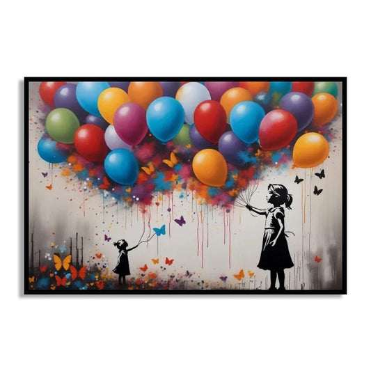 Stampa su tela da intelaiare — Homage to Banksy