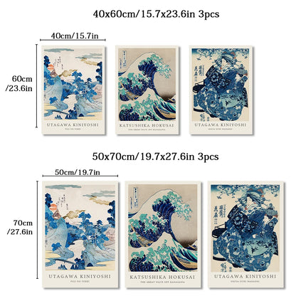 Stampa su tela da intelaiare — Homage to Hokusai