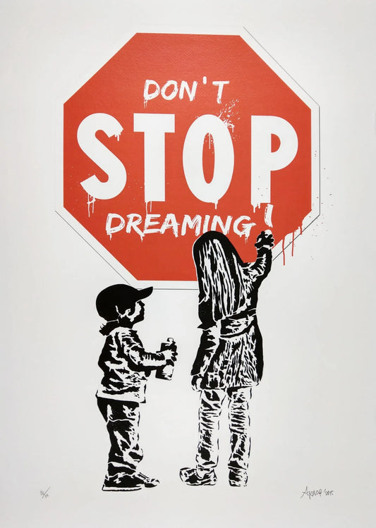 Stampa su tela da intelaiare — Homage to Banksy