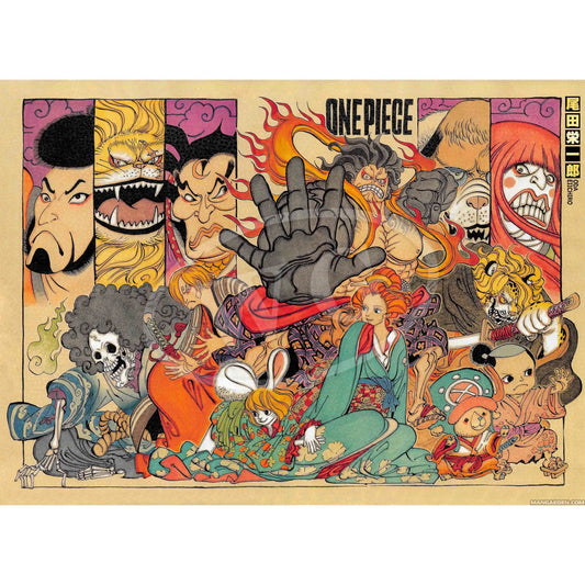 Stampa su tela da intelaiare — Homage to One Piece