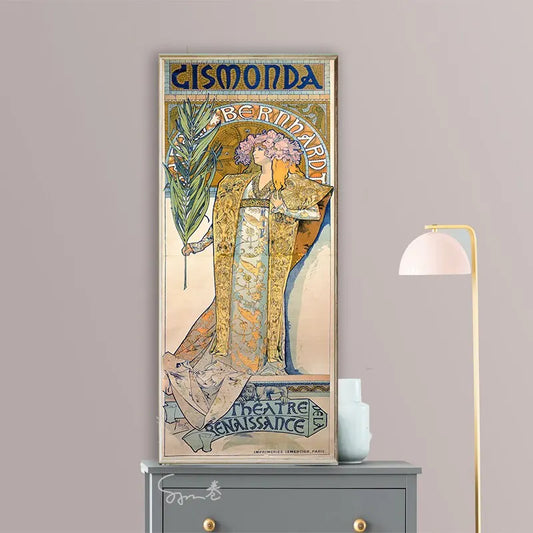 Stampa su tela da intelaiare — Homage to Mucha