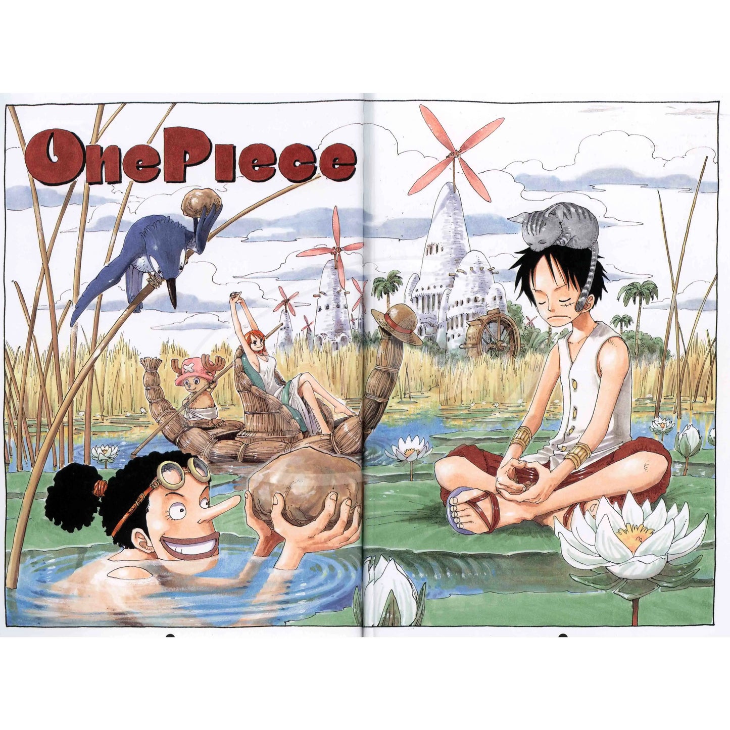 Stampa su tela da intelaiare — Homage to One Piece
