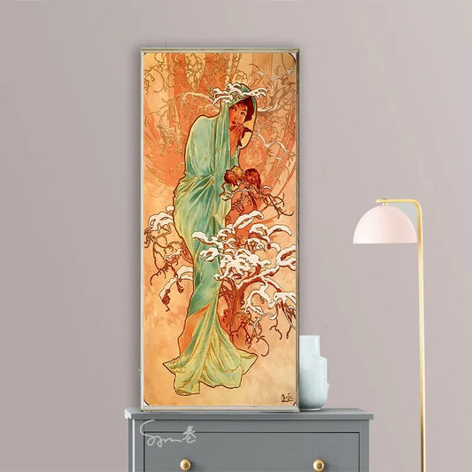 Stampa su tela da intelaiare — Homage to Mucha