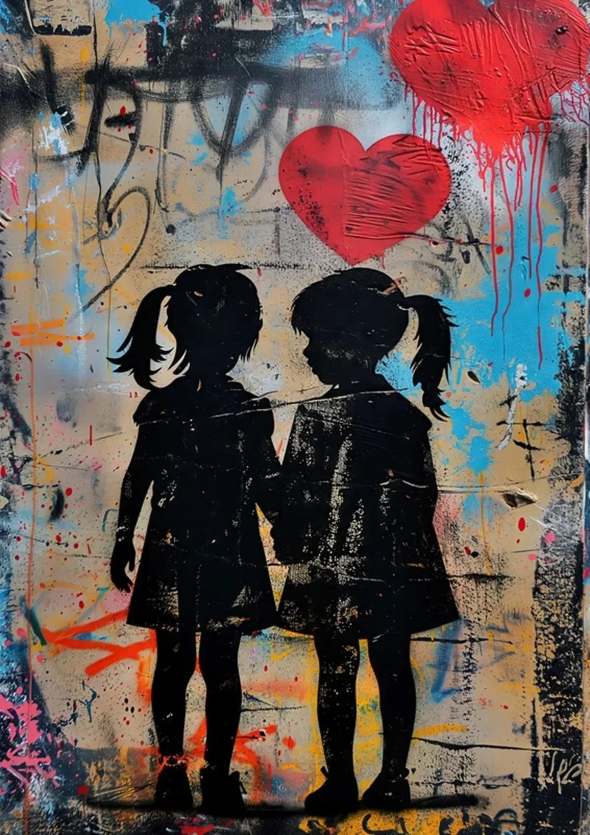 Stampa su tela da intelaiare — Homage to Banksy