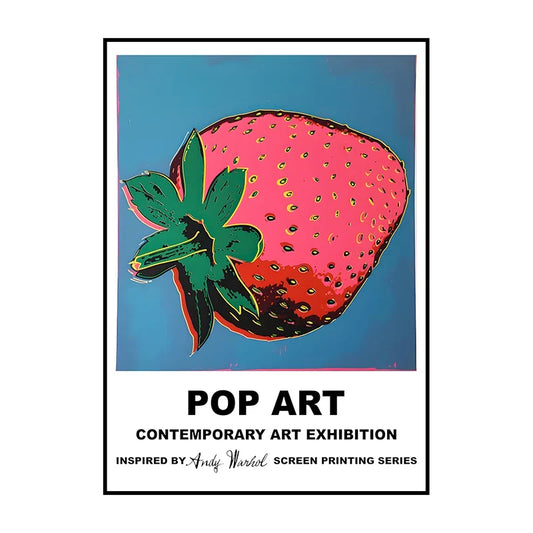 Stampa su tela da intelaiare — Frutta Pop Art