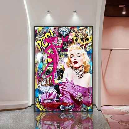 Stampa su tela da intelaiare — Homage to Marilyn