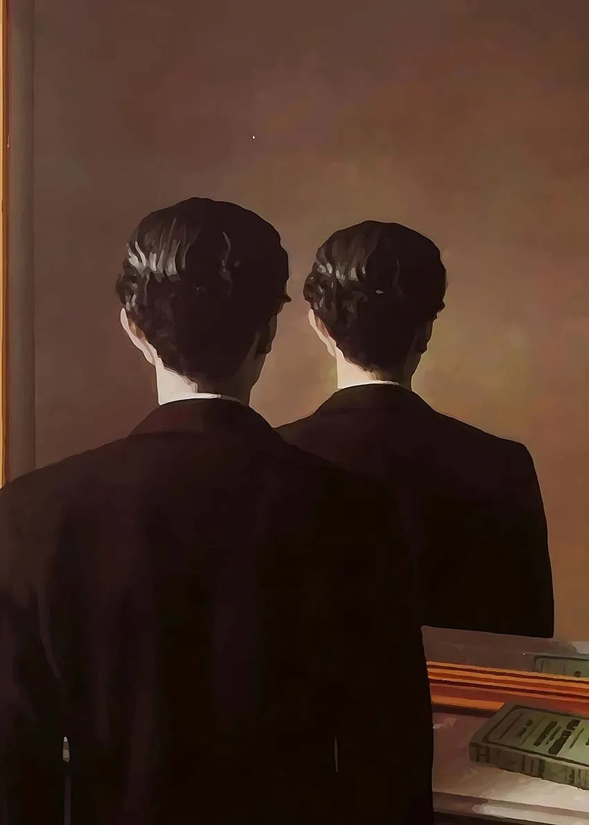 Stampa su tela da intelaiare — Homage to Magritte