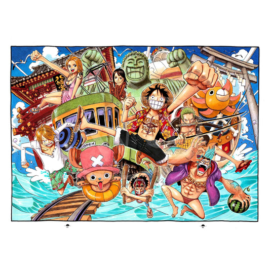 Stampa su tela da intelaiare — Homage to One Piece