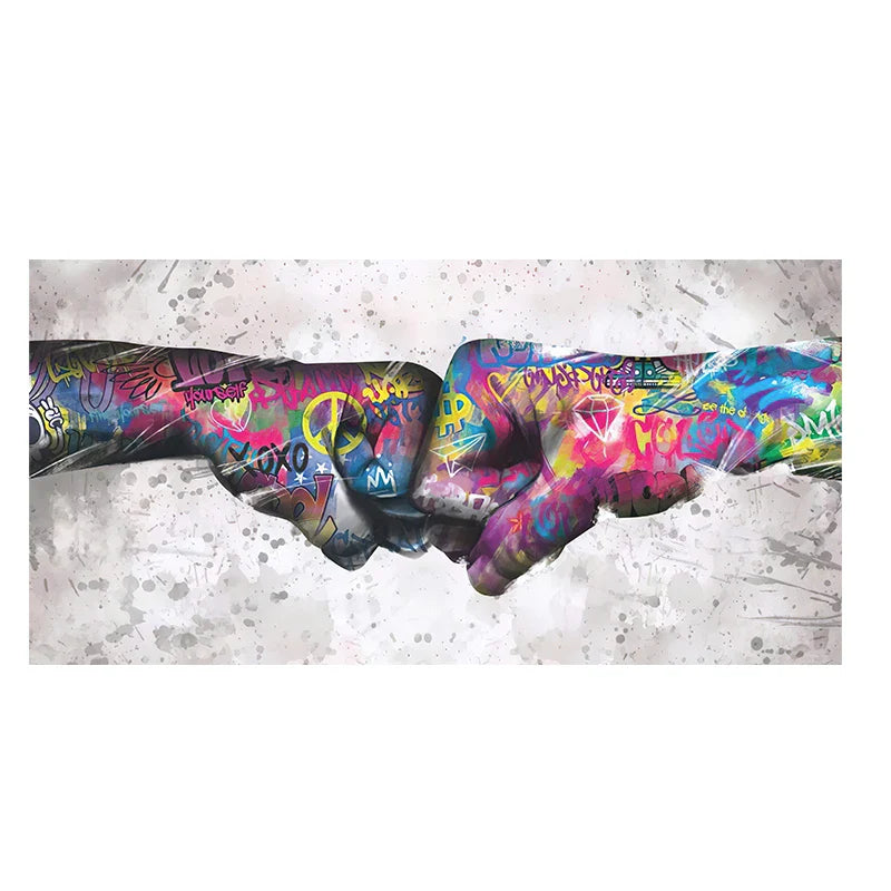 Stampa su tela da intelaiare — Homage to Banksy
