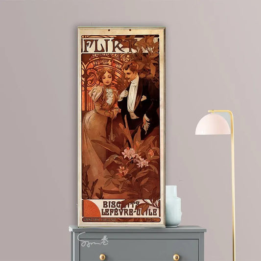 Stampa su tela da intelaiare — Homage to Mucha