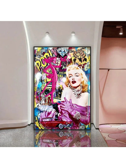 Stampa su tela da intelaiare — Homage to Marilyn