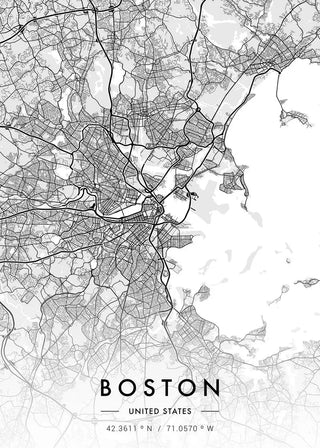 Stampa su tela da intelaiare — Mappe Urbane